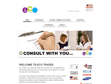 Tablet Screenshot of eco-trades.co.uk